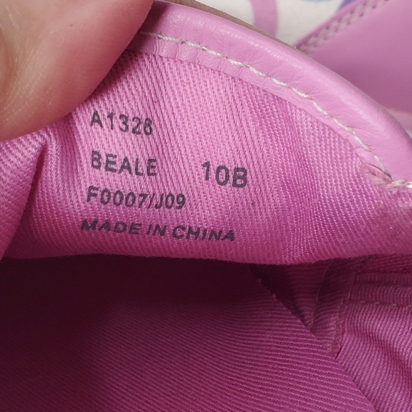 COACH Beale Slip On Sneaker Signature Print Pink Sz 10B - Picture 10 of 10
